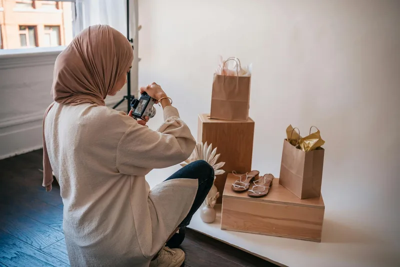 Camera setup in a photography studio — professional product photography is a key requirement for TikTok Shop US listings